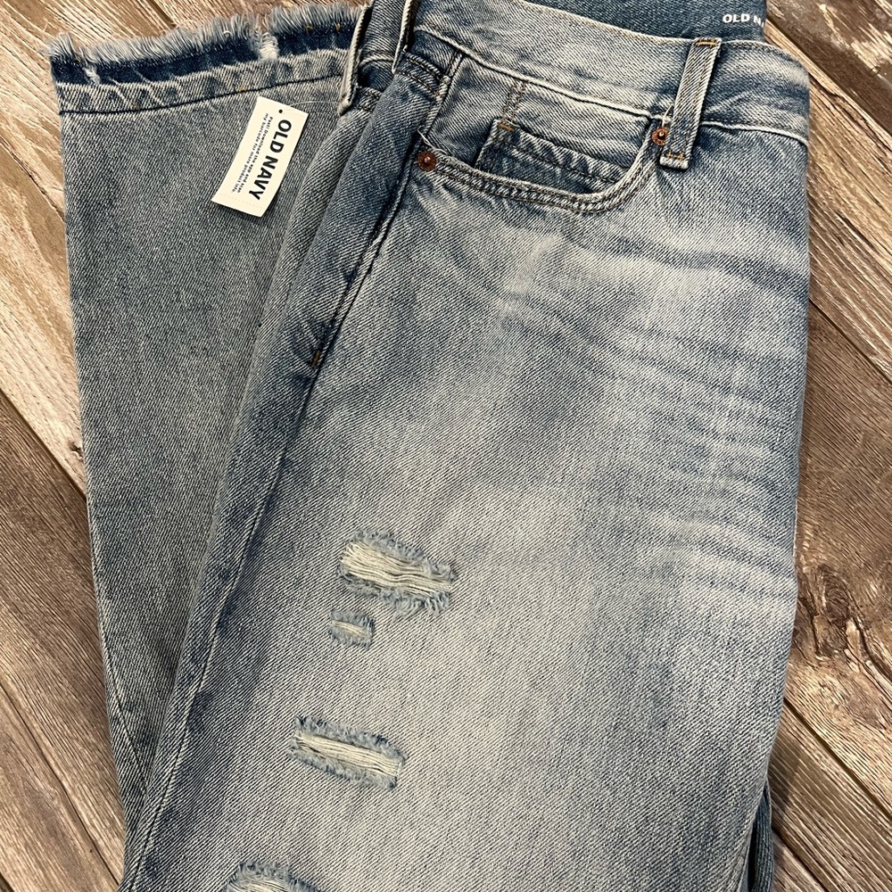 Old Navy Slouchy Straight Highrise Jeans